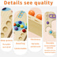 Grhonior 10 Players Marbles And Jokers Board Game Pegs And Jokers Card Wood Game Board Portable Multiplayer Boards Include 10 Co