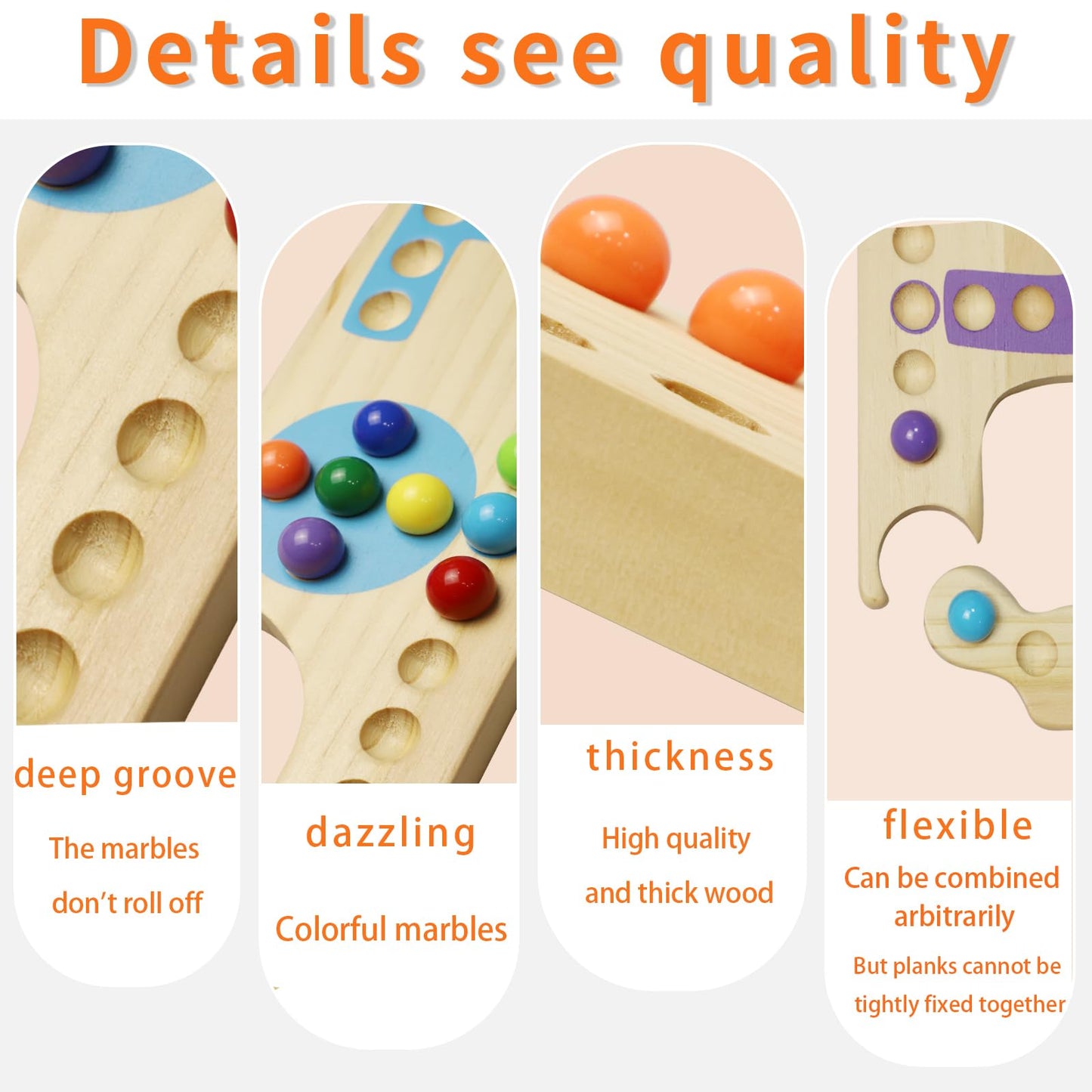 Grhonior 10 Players Marbles And Jokers Board Game Pegs And Jokers Card Wood Game Board Portable Multiplayer Boards Include 10 Co