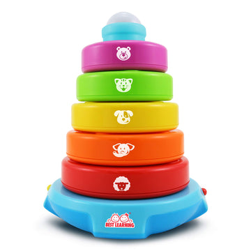 Best Learning Stack & Learn - Developmental Educational Activity Stacking Toy For 6 Or 9 Month Old Baby Toys And Up | First 1 Year Boy Girl Gifts For Birthday Gift