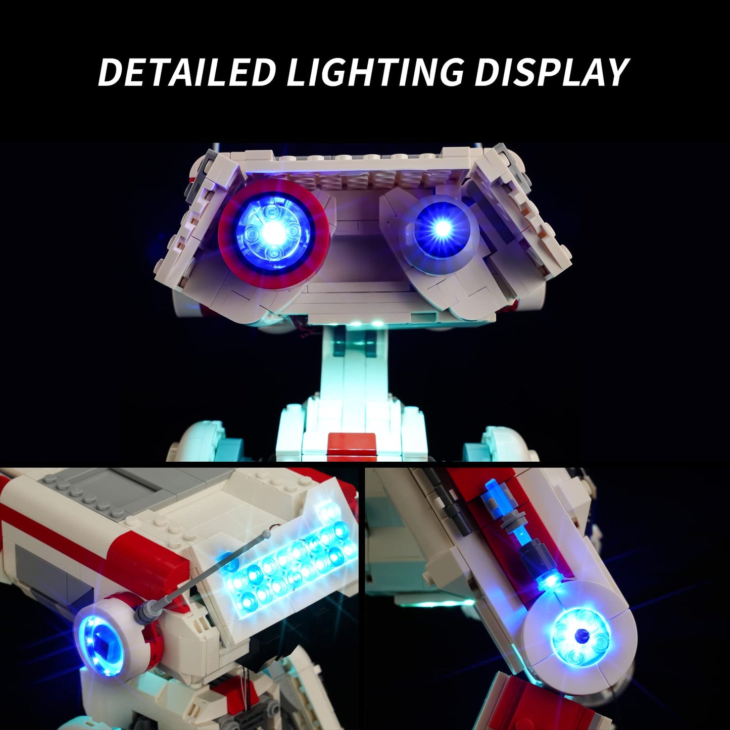 Rorliny Led Light Kit For Lego Star Wars Bd-1 75335 Toy Building Set, Remote Control Version Lighting Set Compatible With Lego 7