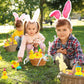 The Dreidel Company Happy Easter Rubber Duck Toy Bunny Rabbit Duckies For Kids Easter Eggs, Bath Birthday Gifts Baby Showers Summer Beach And Pool Activity, 2' (6 Pack)
