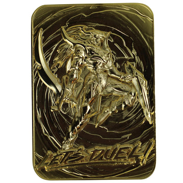 Yu-Gi-Oh! Limited Edition 24K Gold Plated Black Luster Soldier Metal Card