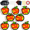 32 Sets Halloween Suncatchers Craft Kit DIY Window Stained Glass Effect Ghost Spider Skull Pumpkin Paper Crafts Home School Clas