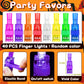 Yizeda Halloween LED Finger Lights Party Favors for Kids Halloween Goodie Bag Fillers Basket Stuffers Halloween Party Trick or T