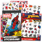 Marvel Spiderman Stickers and Tattoos Party Favor Bundle (295+ Spider-Man Stickers and 75 Temporary Tattoos)
