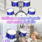 Toddlers Drum Set For Kids, Kids Drum Set Kit Musical Toys For 4 5 6 7 Year Old Birthday Gifts, Jazz Drum Set For Kids 3-5 Music