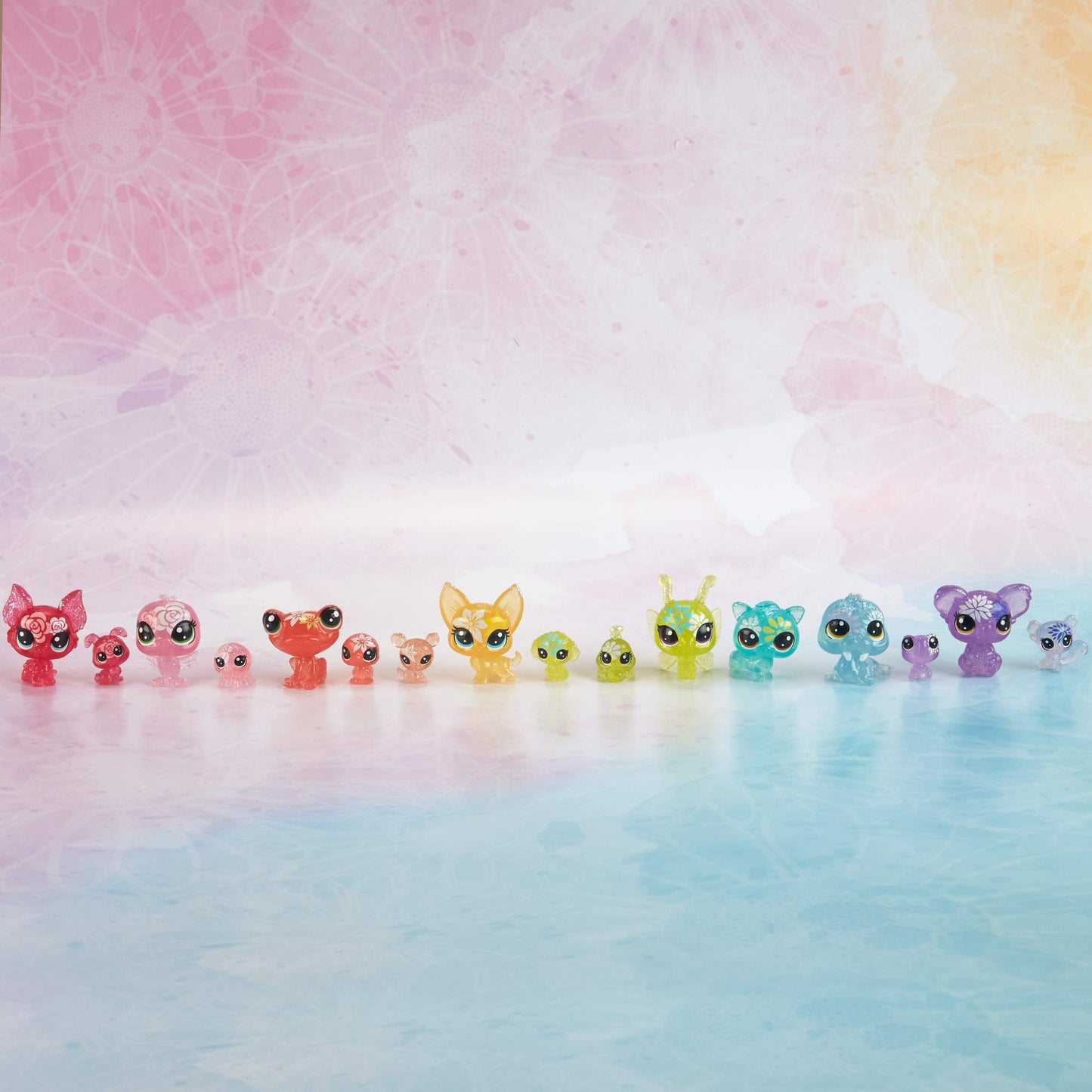 Littlest Pet Shop Blooming Bouquet, 16 Pets, Part Of The Lps Petal Party Collection