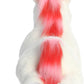 Aurora® Adorable Super Flopsie™ Velvet Swirls Unicorn™ Stuffed Animal - Playful Ease - Timeless Companions - White 27 Inches