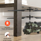 VEVOR RC Helicopter, 2.4GHz Military Remote Control Helicopter, 3.5 Channel RC Airplane for Kid, 20 Mins Flight Time, One-Key Ta
