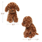 Weigedu Labradoodle Plush Toy, Fluffy Red Poodle Stuffed Animal, 12.6' - Perfect For Kids, Babies, Birthday
