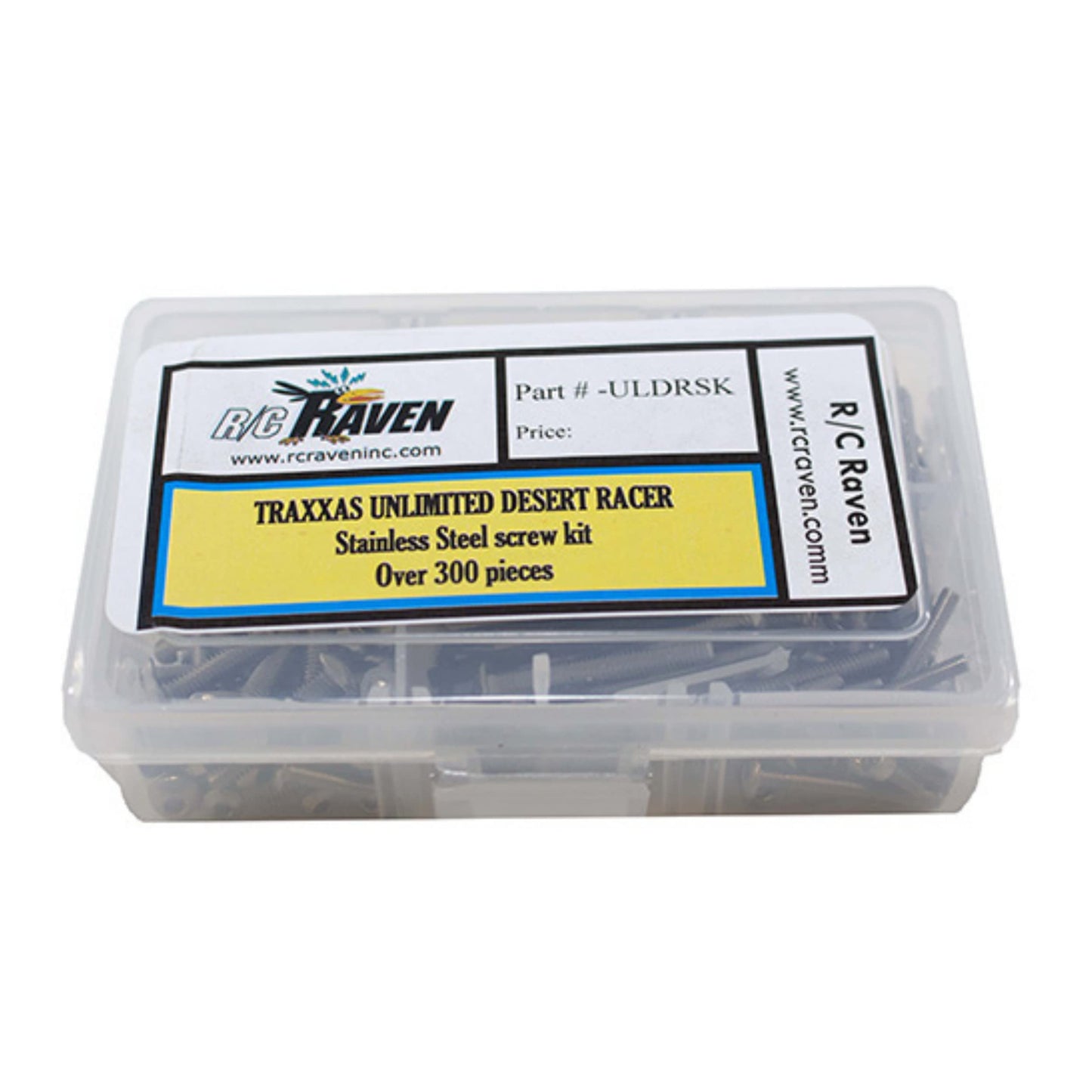 RC Raven RC Screw Kit for Unlimited Desert Racer with over 300 pcs Stainless Steel RC Car Tool Kit including Head Screws, nuts,