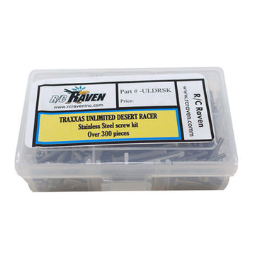 RC Raven RC Screw Kit for Unlimited Desert Racer with over 300 pcs Stainless Steel RC Car Tool Kit including Head Screws, nuts,
