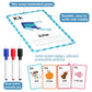 Besarme 26 Pcs Alphabet Flash Card 1-3 Abc Learning & Sight Words Flash Cards For Toddlers And Preschoolers Homeschool & Classro