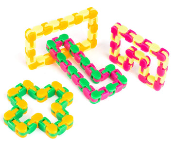 Neliblu Wacky Tracks Snap And Click Fidget Toys For Sensory Kids - Adhd, Autism, Stress Relief Therapy - Keeps Fingers Busy And