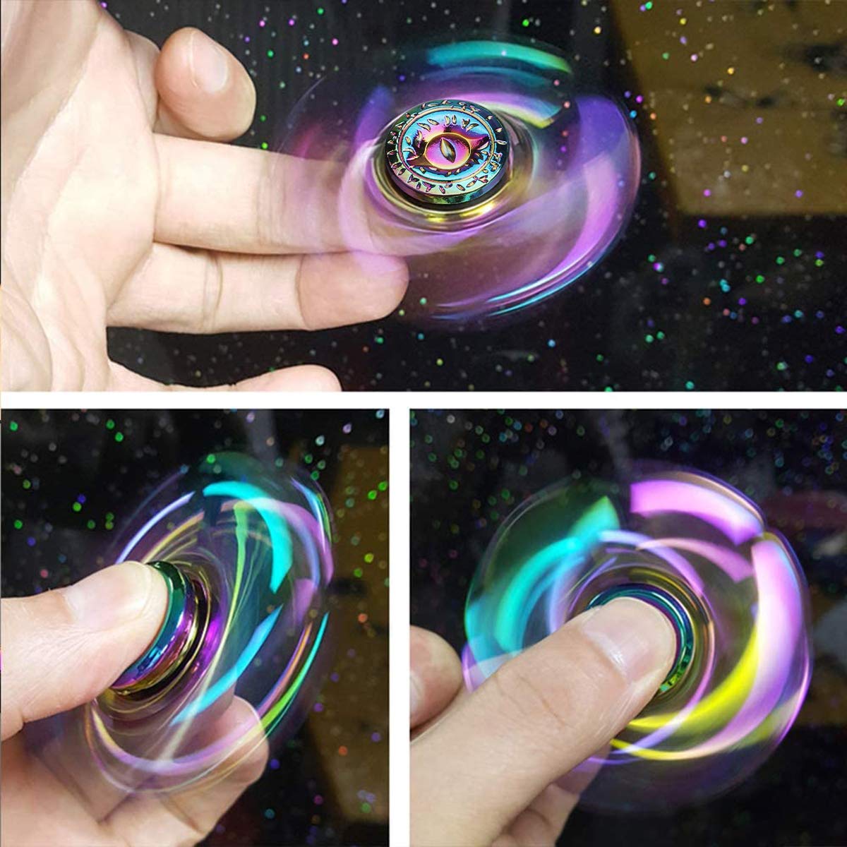 Dragon Fidget Spinner Toys For Kids Adults, Phoenix Fidgit Spinner Desk Toy Metal, Stress Relief Toys Spin Fidgets Hand Finger Spinners Toy Focus Fidgeting Tri Spinner Novelty Gift Prize With Case