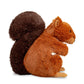 Weigedu Plush Squirrel Stuffed Animal, Huggable Furry Squirrel Toy For Kids Birthday Boys Girls Babies Bedtime Gift, 9.5'