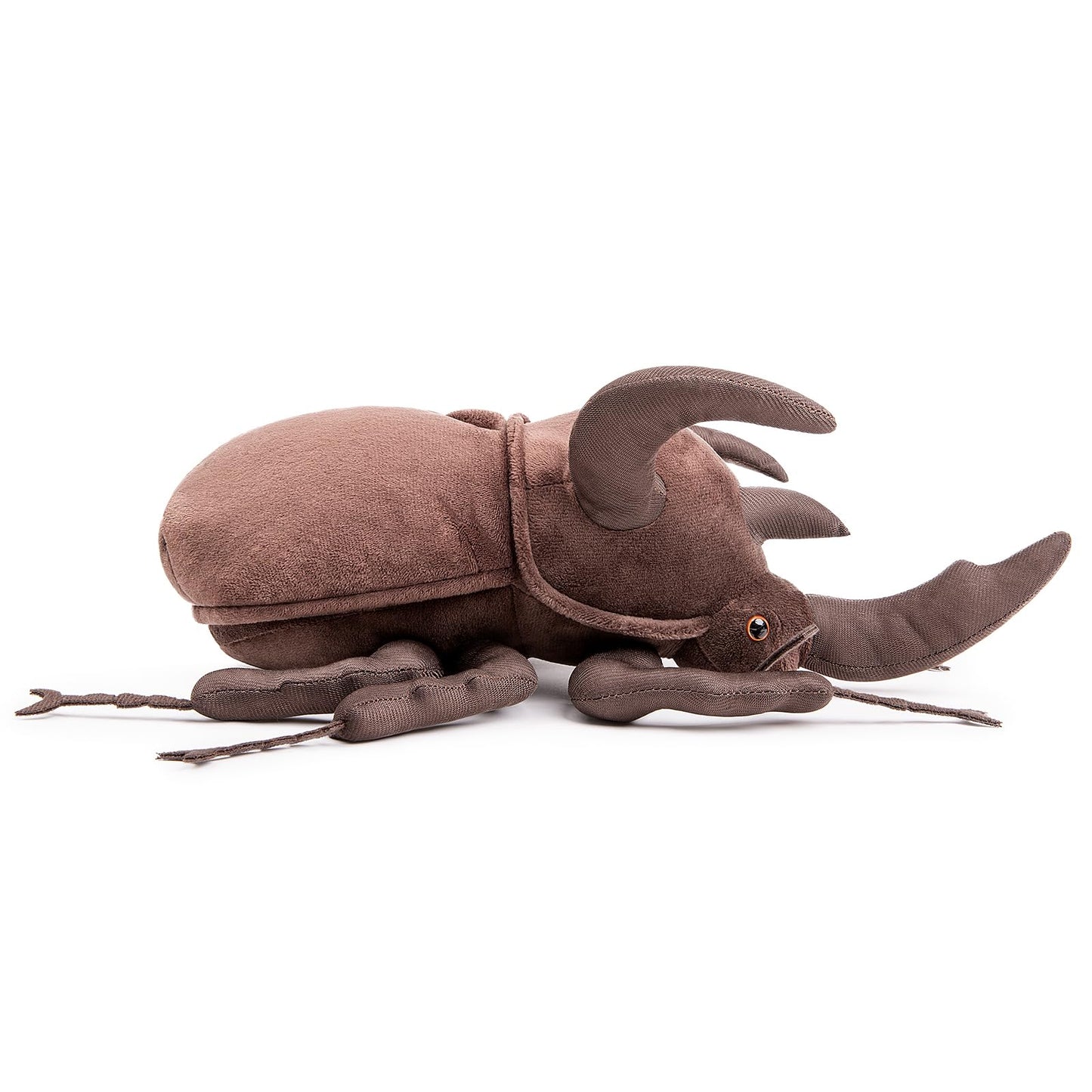 ZHONGXIN MADE 10 Atlas Beetle Plush Toy - Realistic Chalcosoma Stuffed Insect Model, Unique Gifts for Kids