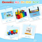 Gemmicc Magnetic Tiles, 126 Pcs + Storage Case, Stem Building Blocks Magnet Toys For Kids,Educational Building Toy Stacking Blocks For Boys Girls,Huge Set With 2 Cars