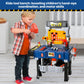 MUGEYMYD Kids Tool Bench Set with Electric Drill and Realistic Tool, Pretend Play Construction Workbench Toys for Toddlers, Buil