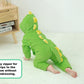 Lolanta Toddler Boys Girls Dinosaur Costume One-Piece Rompers Toddler Animal Jumpsuit Kids Gifts (Dark Green, 2-3T)