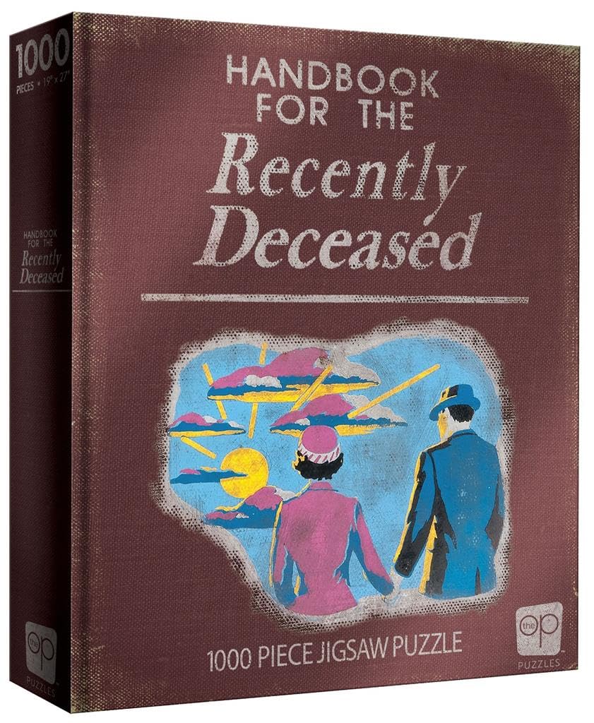 Beetlejuice Handbook For The Recently Deceased 1000 Piece Jigsaw Puzzle | Collectible Puzzle Featuring Fictional Book From Tim Burton Film | Officially Licensed Beetlejuice Merchandise