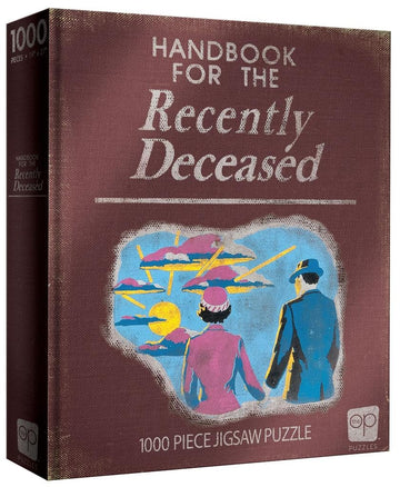 Beetlejuice Handbook For The Recently Deceased 1000 Piece Jigsaw Puzzle | Collectible Puzzle Featuring Fictional Book From Tim Burton Film | Officially Licensed Beetlejuice Merchandise