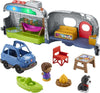 Fisher-Price Little People Toddler Toy Light-Up Learning Camper Playset With Smart Stages, Figures & Accessories For Pretend Pla