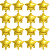 Gold Star Balloons,Pskjatin 50 Pieces 10'' Star Balloons,Gold Foil Star Balloon Mylar Balloons For Party Decorations