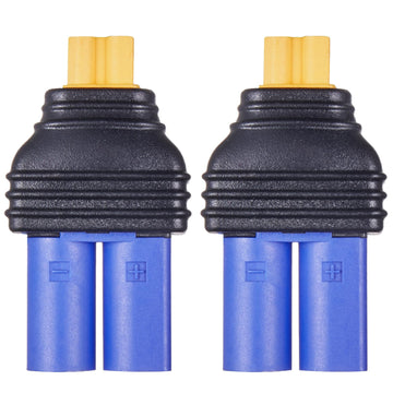 Laisomeke Ec5 Male To Xt30 Female Mould Type Adapter No Wire Connector Adapter For Lipo Battery (2Pack)