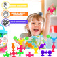 Textured Suction Bath Toys - 30 Pcs Silicone Baby And Toddler Sensory And Fine Motor Toys | Great For Autism/Add/Adhd | Christmas Stocking Stuffers | Indoor, Outdoor, And Travel Toy