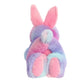 Aurora Adorable Mini Flopsie Spring Time Bunny Stuffed Animal - Playful Ease - Timeless Companions - Lavender 8 Inches