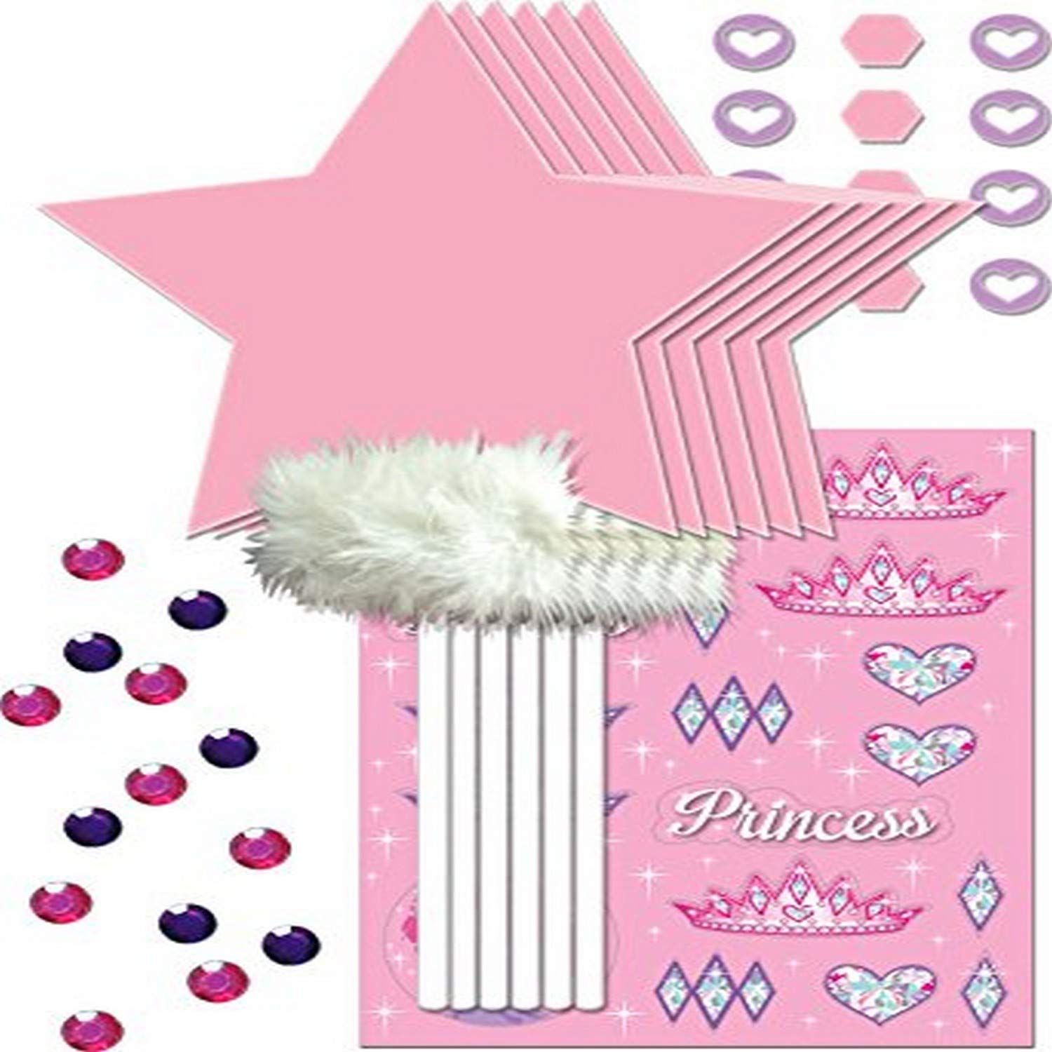 Creative Converting Favor Wand, 10 x 5.25, Pink