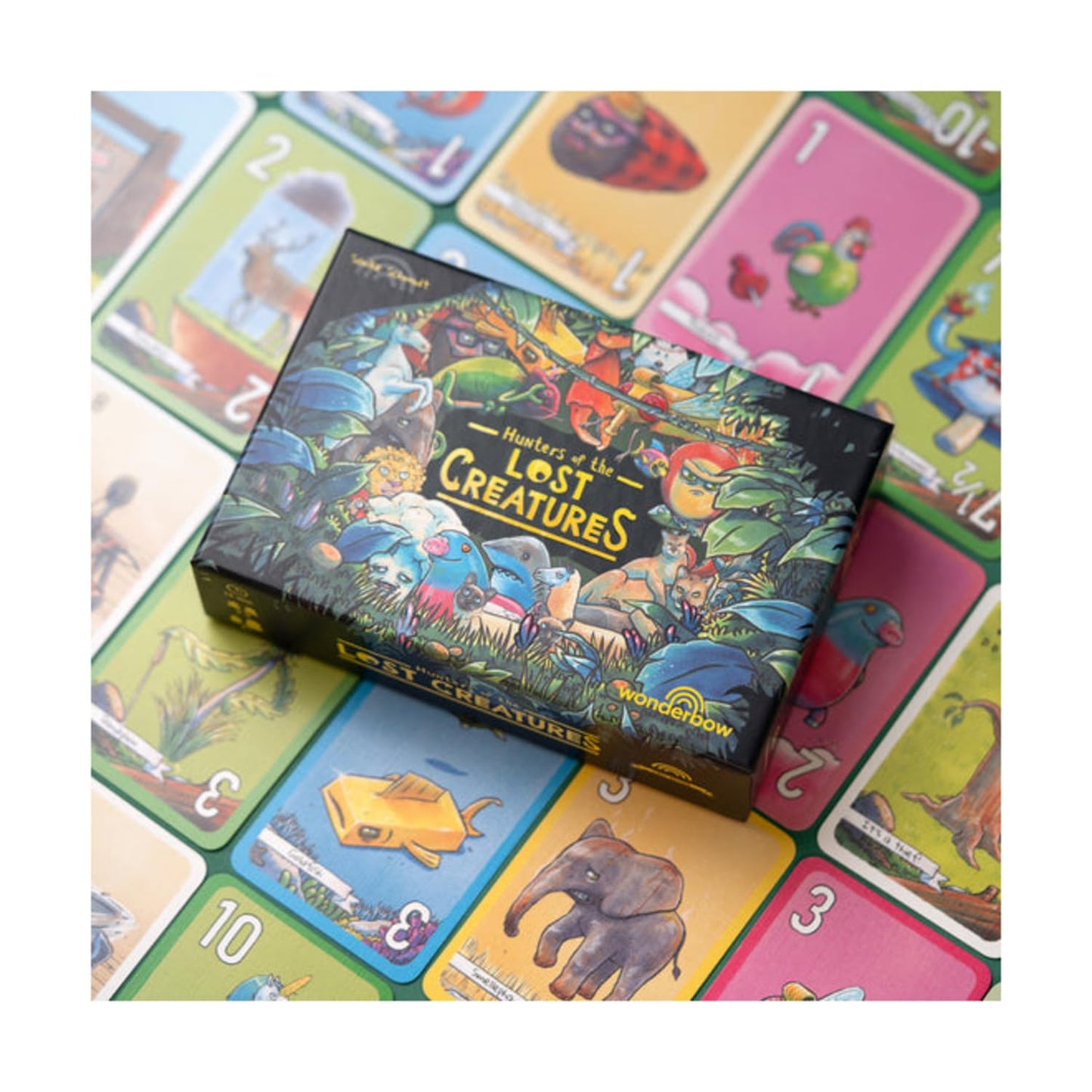 Wonderbow | Hunters Of The Lost Creatures - Fun Family Card Game Full Of Puns - Perfect For Adults Teens And Kids - 15 Min, Ages 5+, 2-5 Players