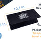 WE Games Mini Magnetic Travel Chess Set - 10-Inch Foldable Board, Durable Vinyl Pieces, White Logo