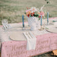 Rose Gold Birthday Party Supplies - Disposable Paper Plates, Napkins, Cups, Tablecloth & Banner For Girl/Women Celebration, Serv