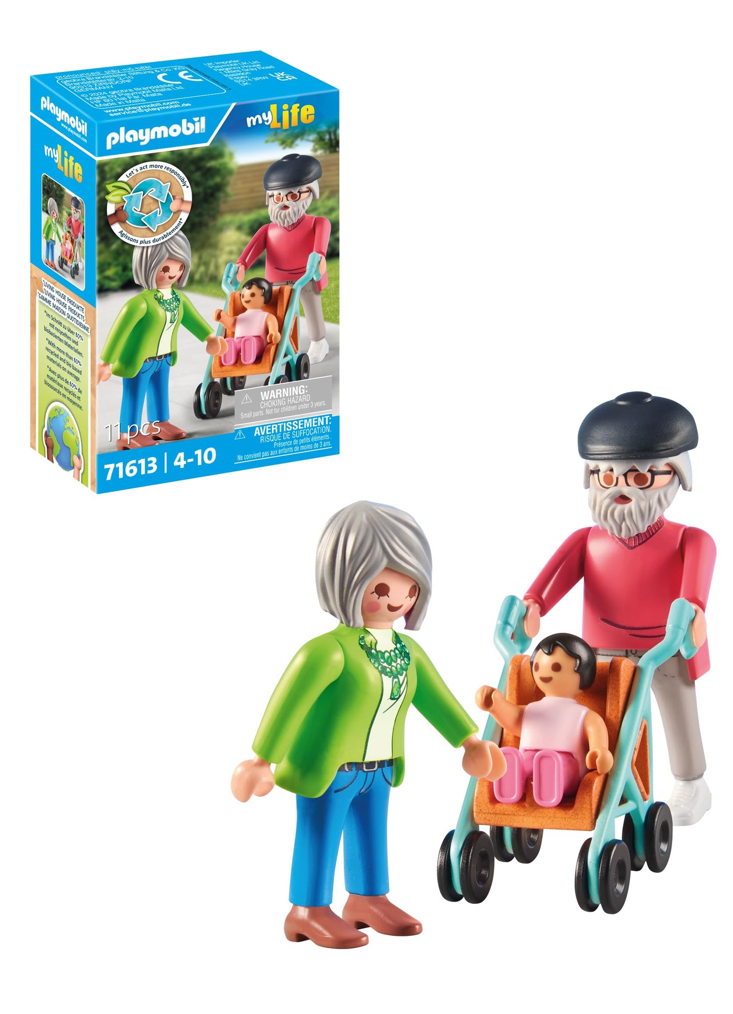 Playmobil Grandparents With Baby