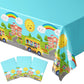 Blue Orchards School Bus Tablecovers (Pack of 3) - School Bus Party Supplies, Back to School Decorations, School Bus Wheels Tabl
