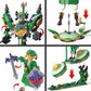 TOY PLAYER 3 in 1 BOTW Building Set - Transforms to Link, Battle Robot, Glider Bike, 850PCS, Small, Plastic