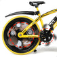 Risopen 1:8 Scale Die-Cast Alloy Mini Road Bike Bicycle Model Toy Finger BMX Toy Desktop Decoration Crafts for Cycling Lovers (Yellow)