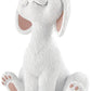 Whimsical White Bunny Rabbit Figurine Cute Collectible - Happy Bunny Collection - Cute Bunny Gifts, Gifts For Bunny Lovers, Bunn