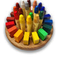 Waldorf Crayon Holder For Stockmar 16 Blocks And 16 Sticks, Personalized Gift For Kids, Desk Organization, Crayons Are Not Inclu