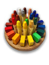 Waldorf Crayon Holder For Stockmar 16 Blocks And 16 Sticks, Personalized Gift For Kids, Desk Organization, Crayons Are Not Inclu
