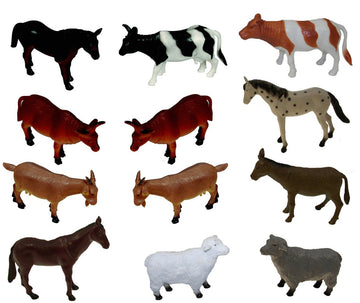Get Ready Kids Farm Animal Playset, Multi, 5In To 6In (870)