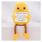 Bilolly Long Legged Cute Support Duck, Birthday For Women Men Friend Bestie Colleague, Valentines Gifts For Her Him, Handmade Cr