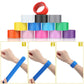 Skylety 26 Pcs Rainbow Silicone Slap Bracelets Bulk, Soft and Safe Blank Silicone Slap Bracelet for Adults and Teens, Craft Proj