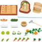 Epoch-Making Sylvanian Families Vegetable Gardening Set KA-616, Small, Plastic, Tsukuri Color, Japan Import