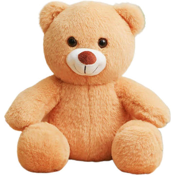 Gjlzfwbx Teddy Bear Plush Toy, 11Inches Teddy Bear Stuffed Animal Birthday Gifts For Kids Girl (Light Brown)