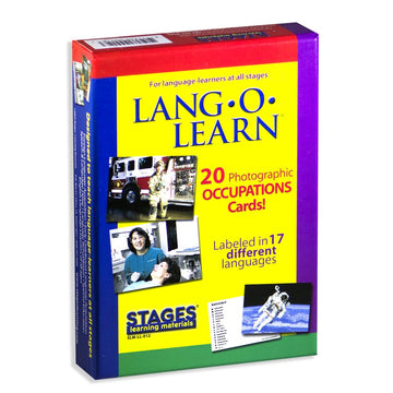 Stages Learning Materials Stages Learning Materials Lang-O-Learn Esl Occupation Vocabulary Cards Flashcards For English, Spanish, French, German, Italian, Chinese, Korean +More