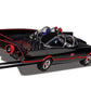 Scalextric Batmobile From 1960'S Batman Television Series 1:32 Slot Race Car C4175, Black & Orange
