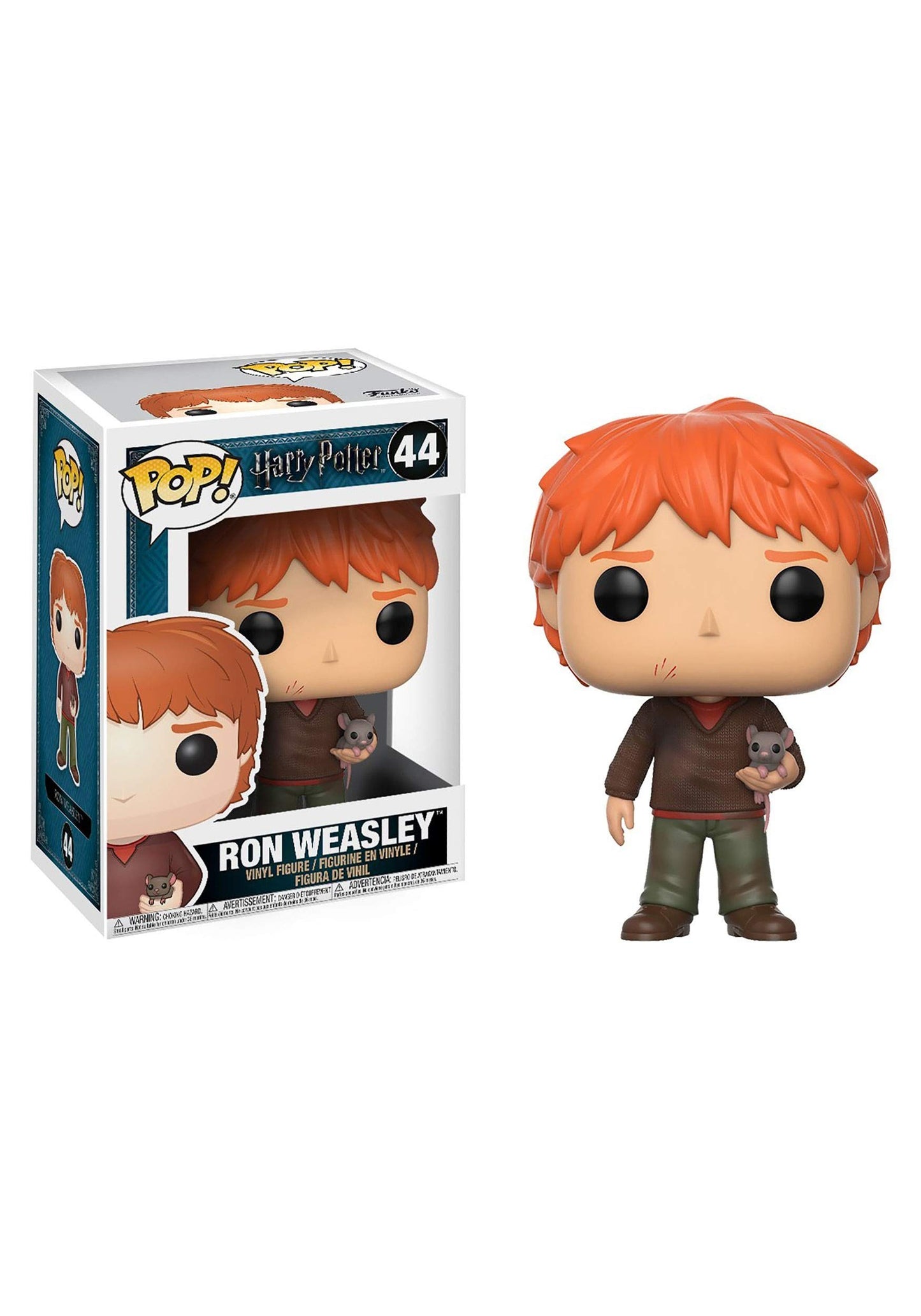 Funko Pop Movies Harry Potter-Ron Weasley With Scabbers Toy
